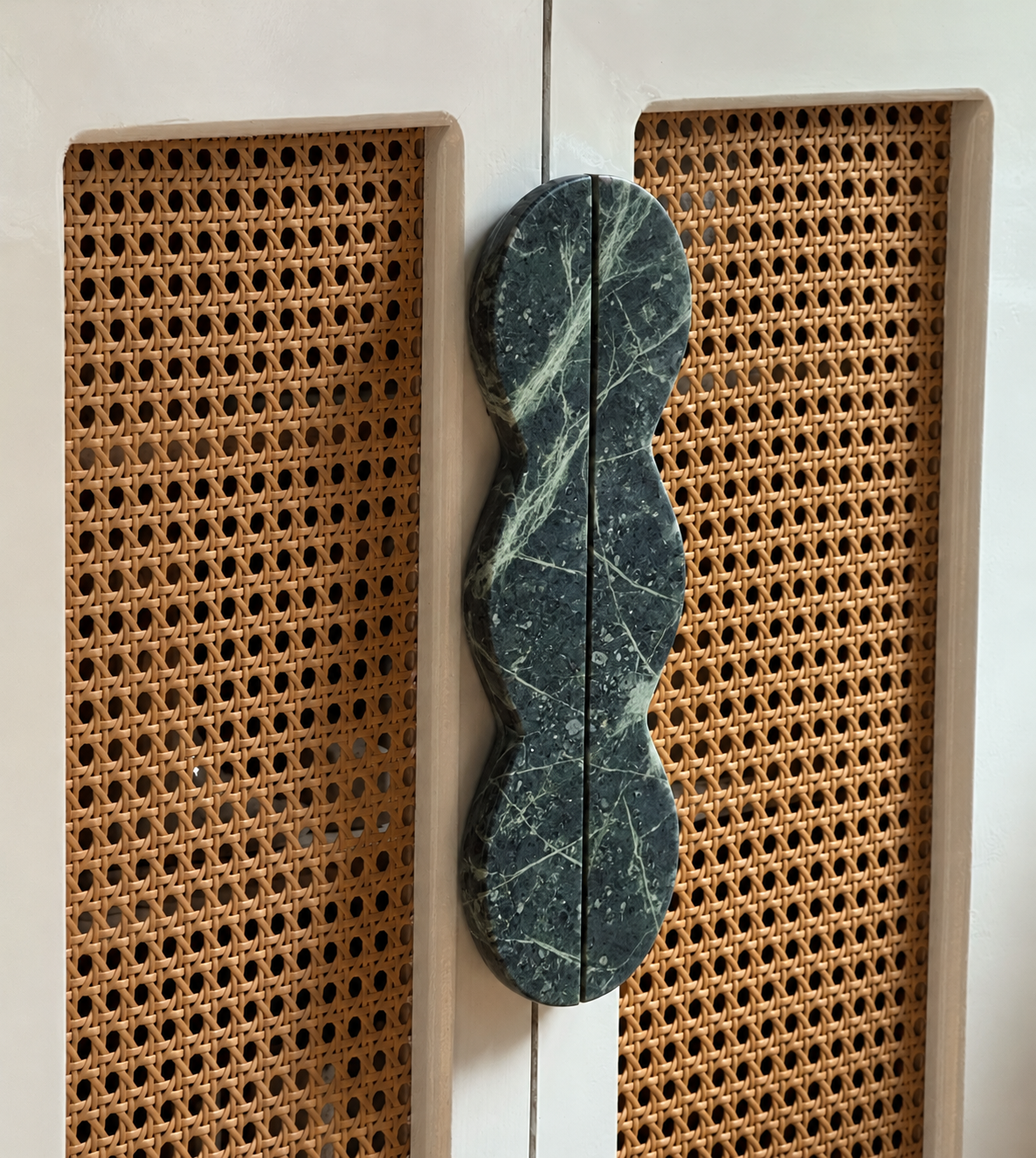 LARGE  FLORAL GREEN MARBLE