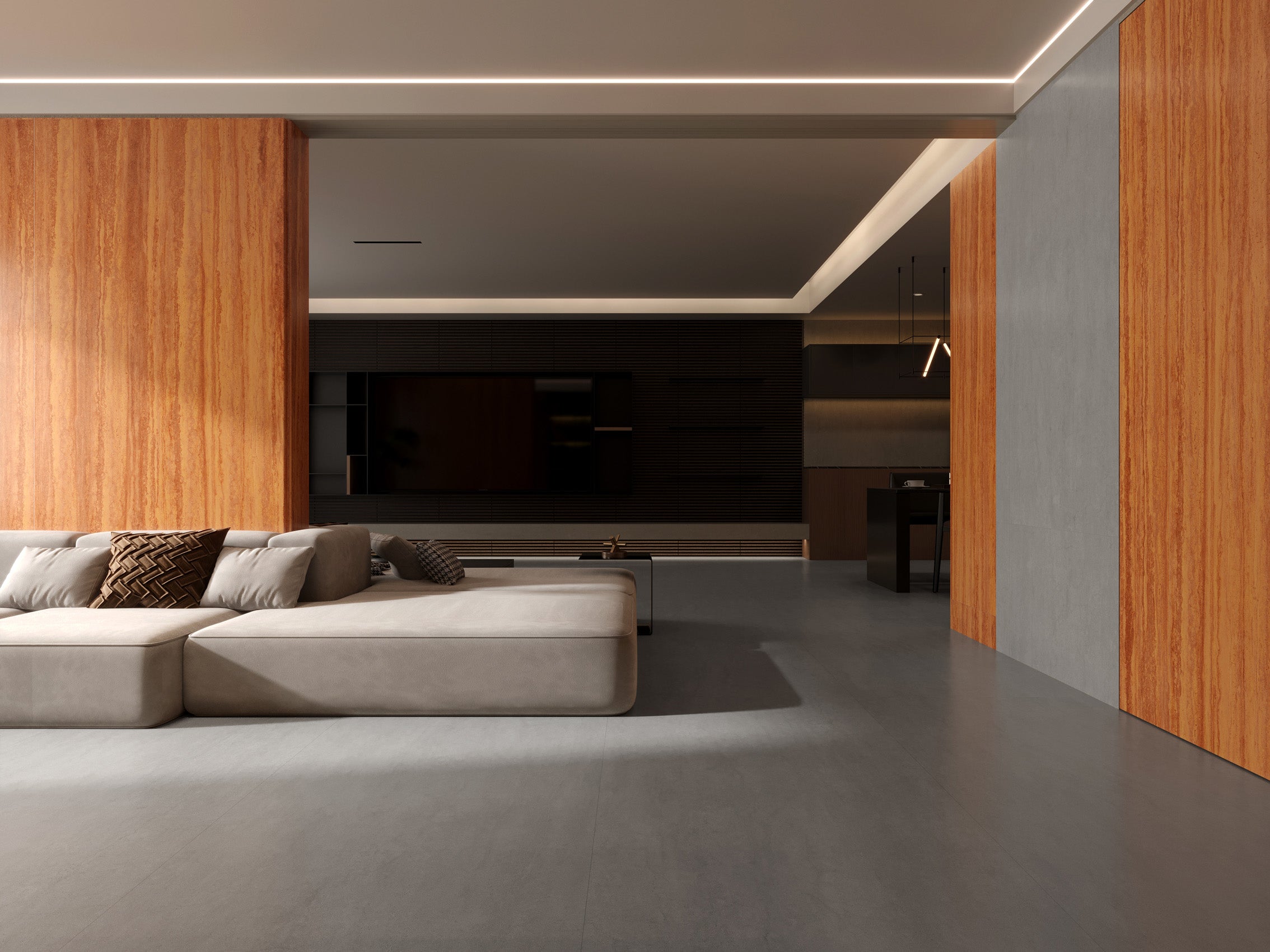 PURPLE LIMES TONE ELEPHANT GRAY