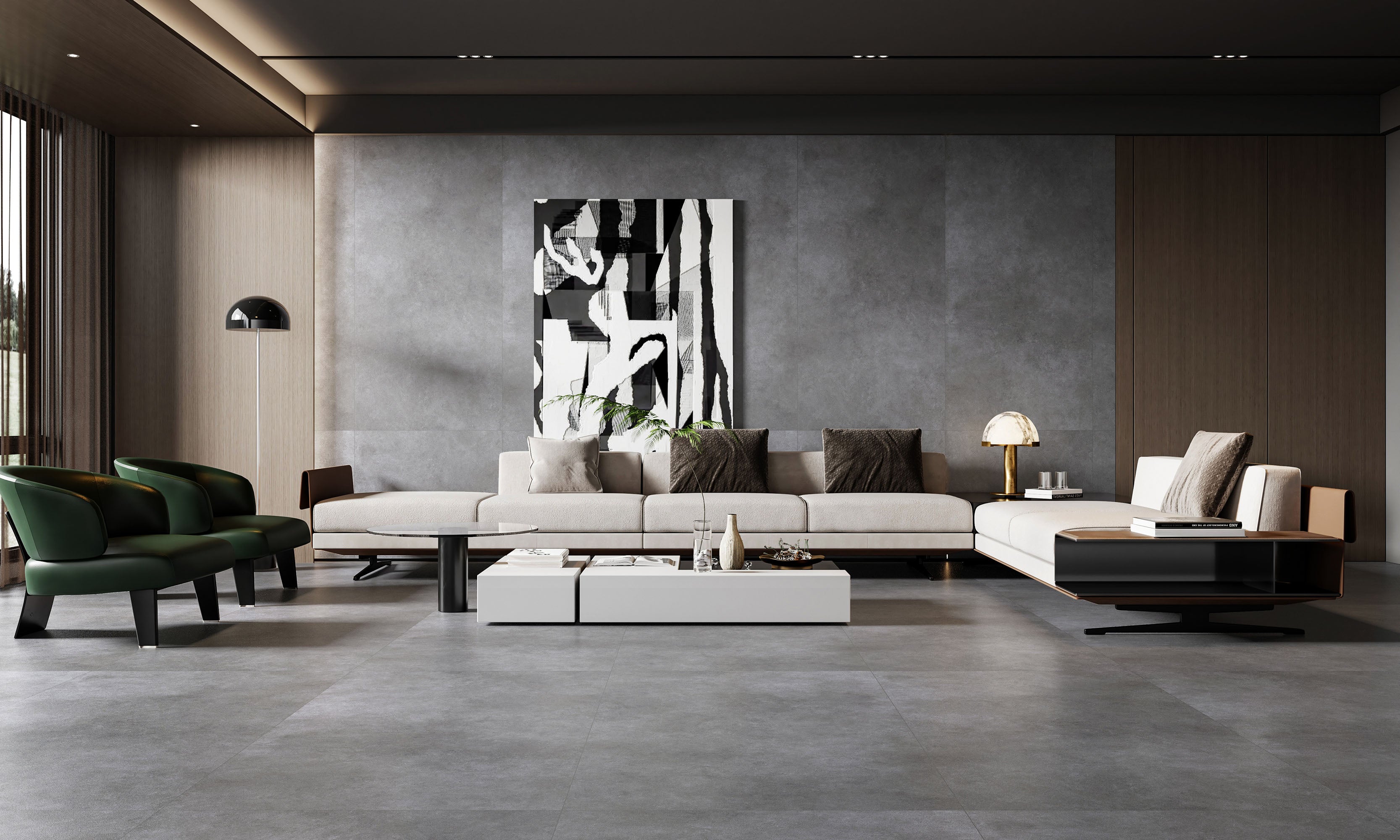 GREEN CEMENT DARK GREY