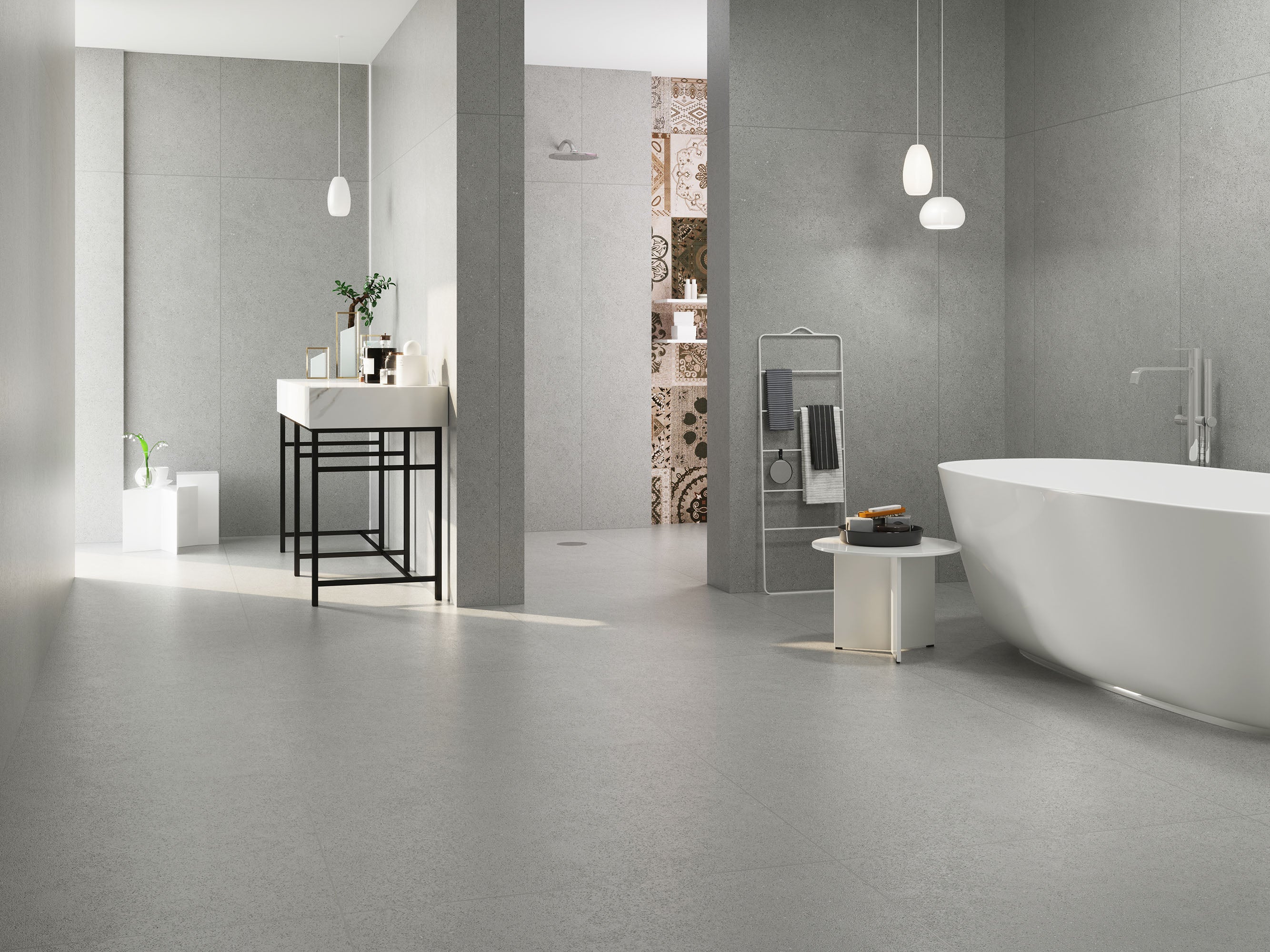 PALLADI LIGHT GREY TERRAZZO