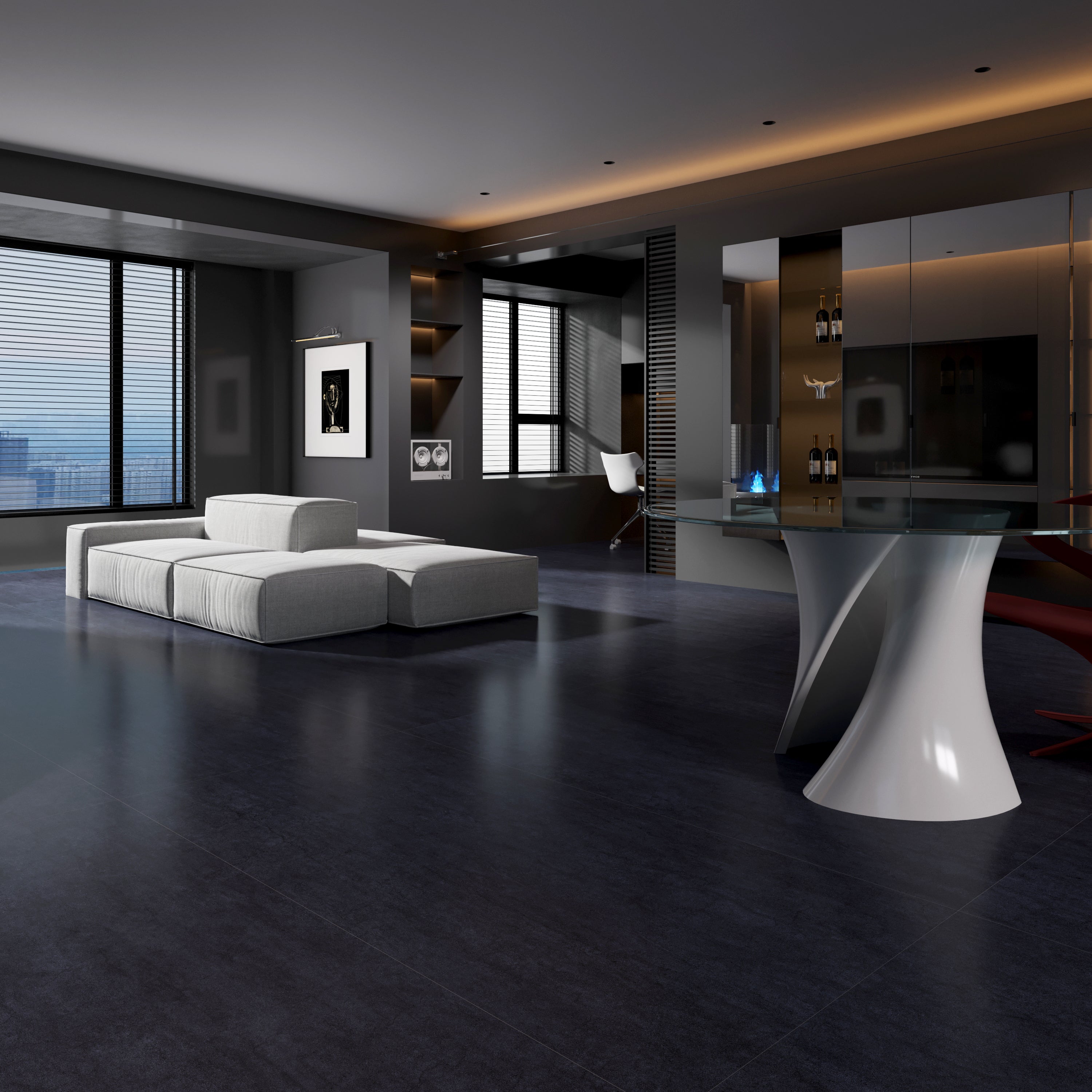 PURPLE LIMESTONE CARBON BLACK