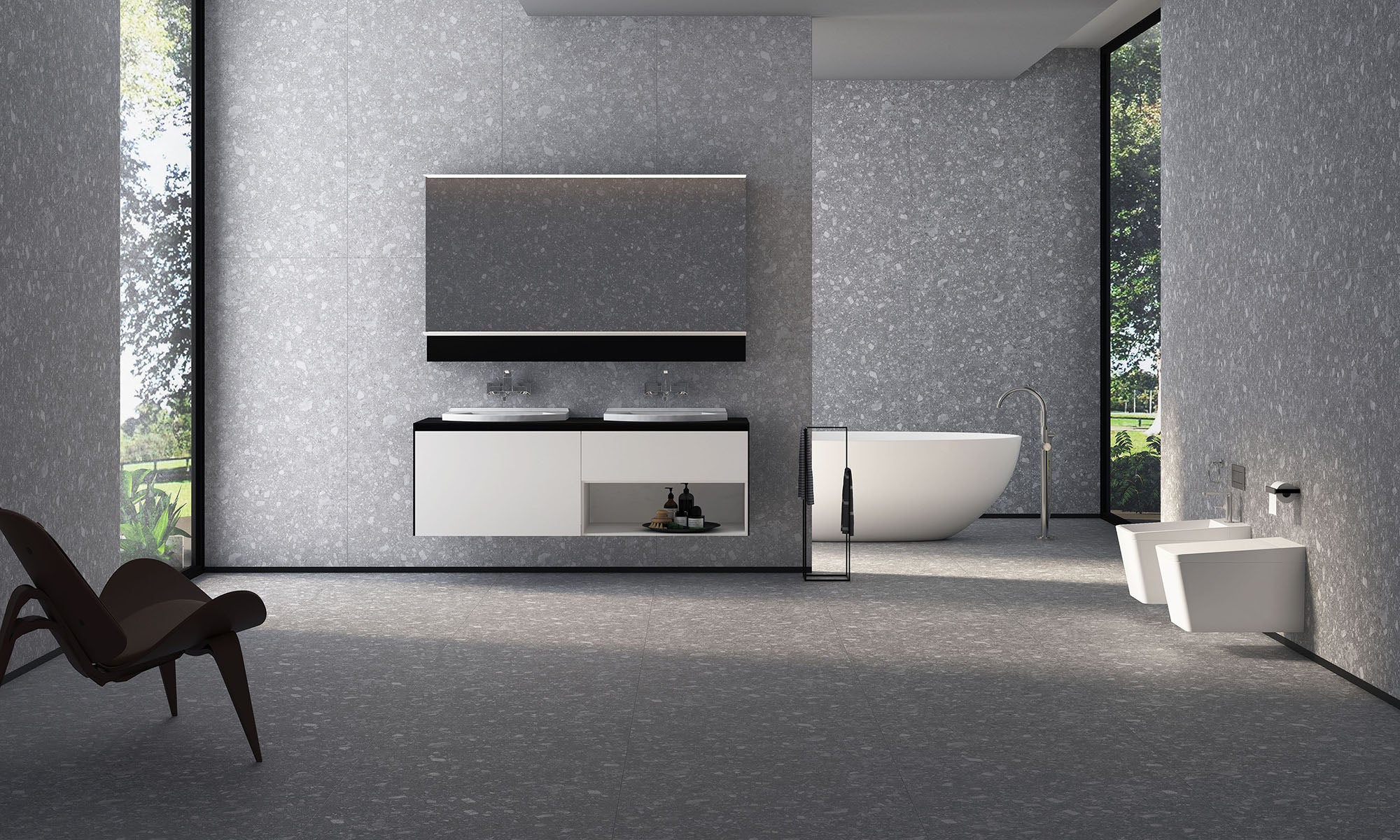 BOYA GREY TERRAZZO