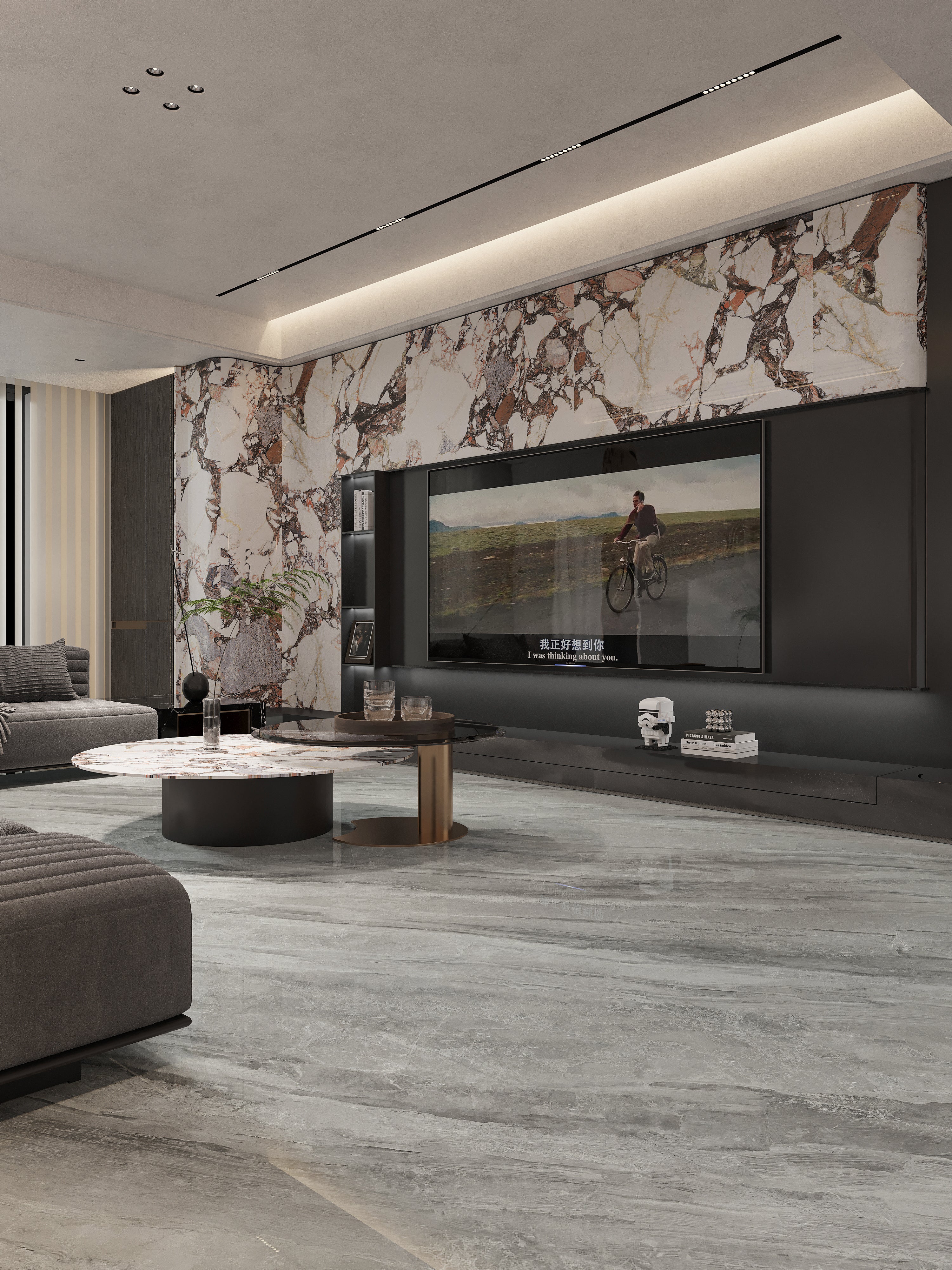 TOP GREEK GREY GLOSS