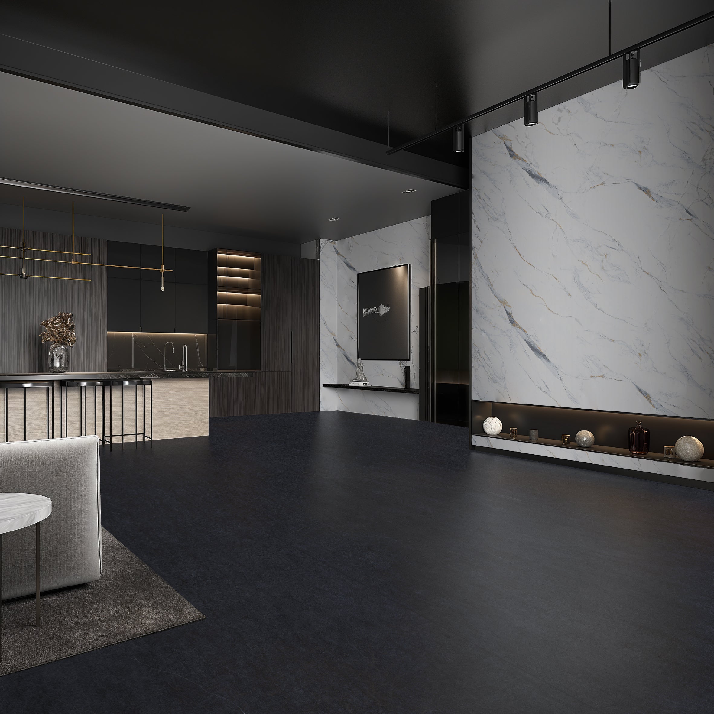 PURPLE LIMESTONE CARBON BLACK