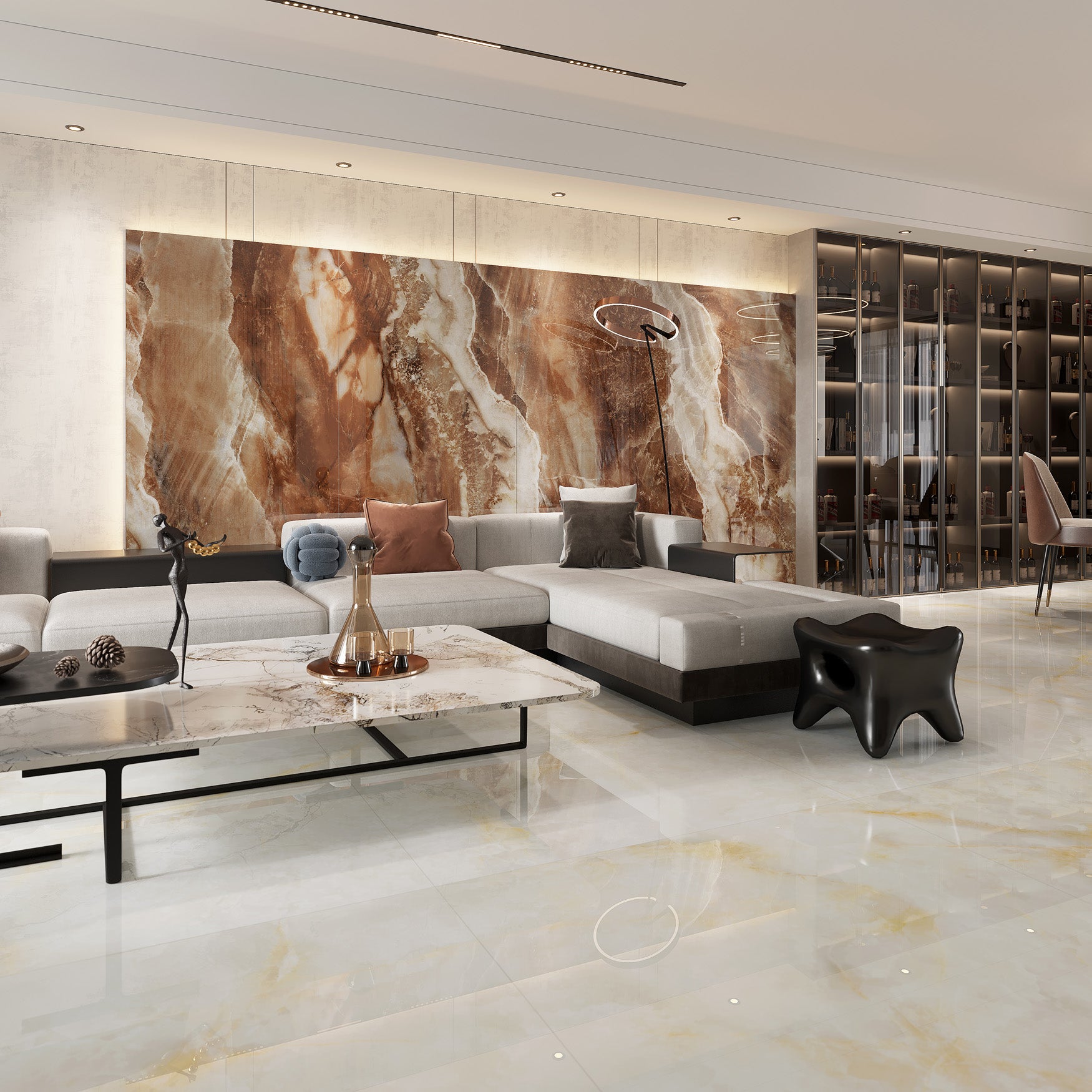 AMBER JADE PALM JADE