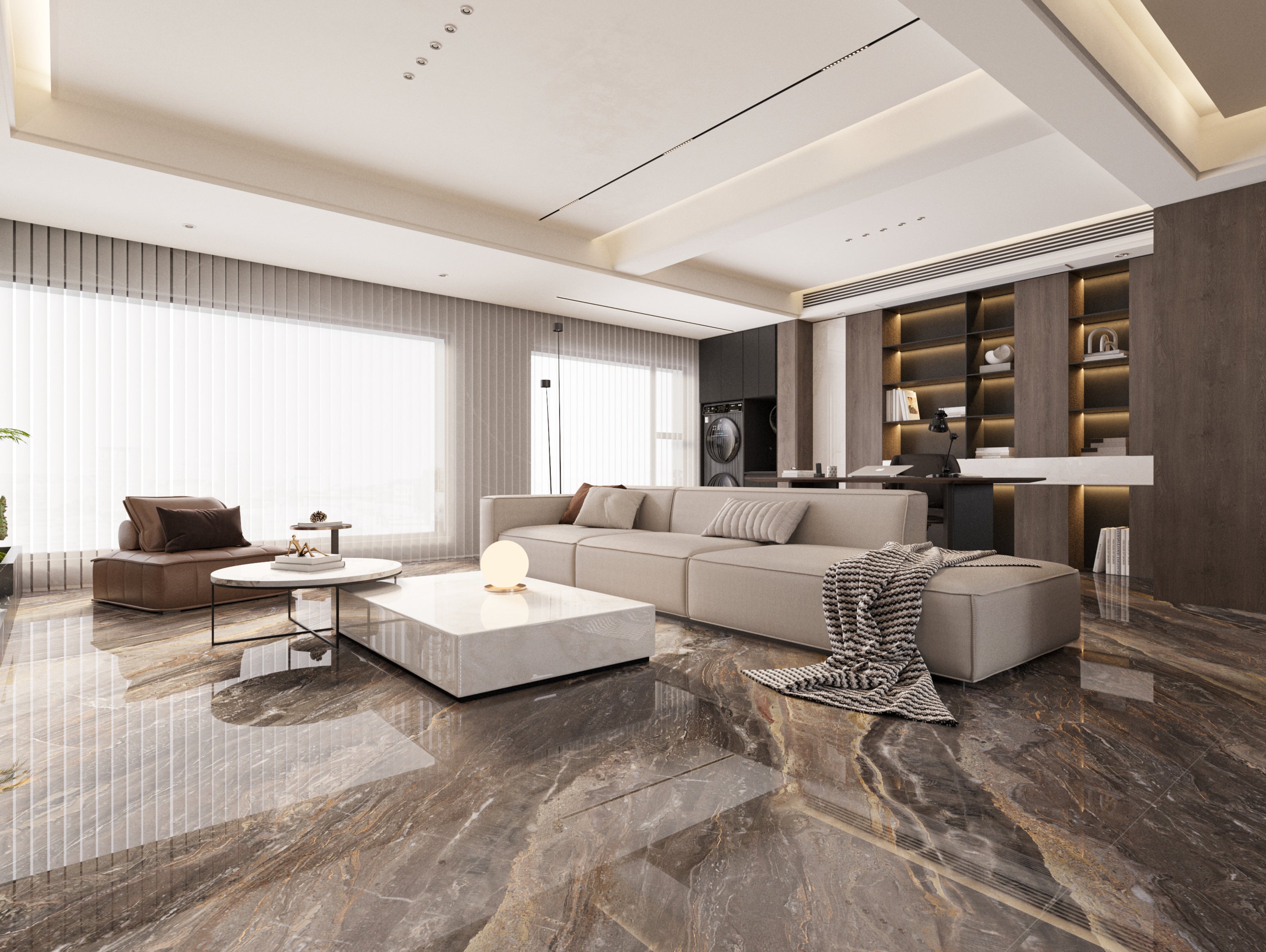 SMOKY BROWN QUARTZITE