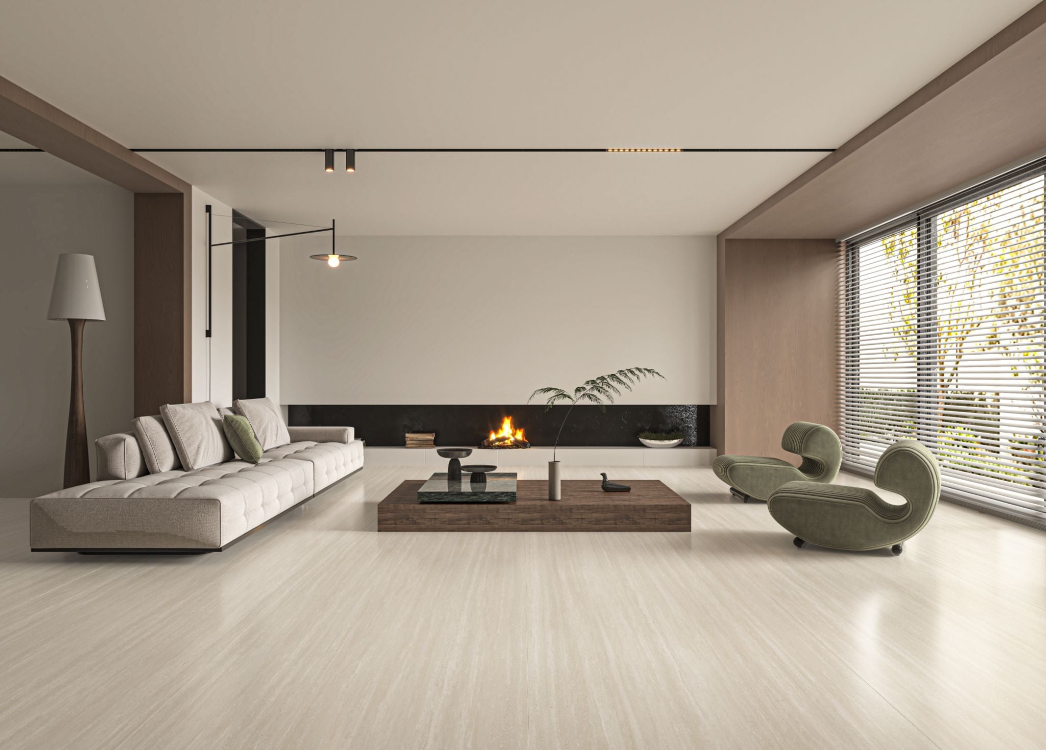 ROMAN TRAVERTINE BEIGE WHITE